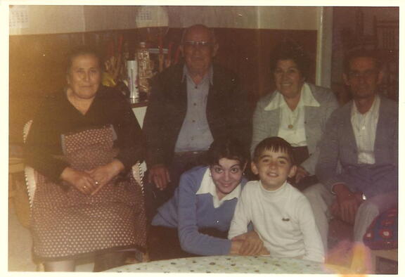 Visitando a los abuelos