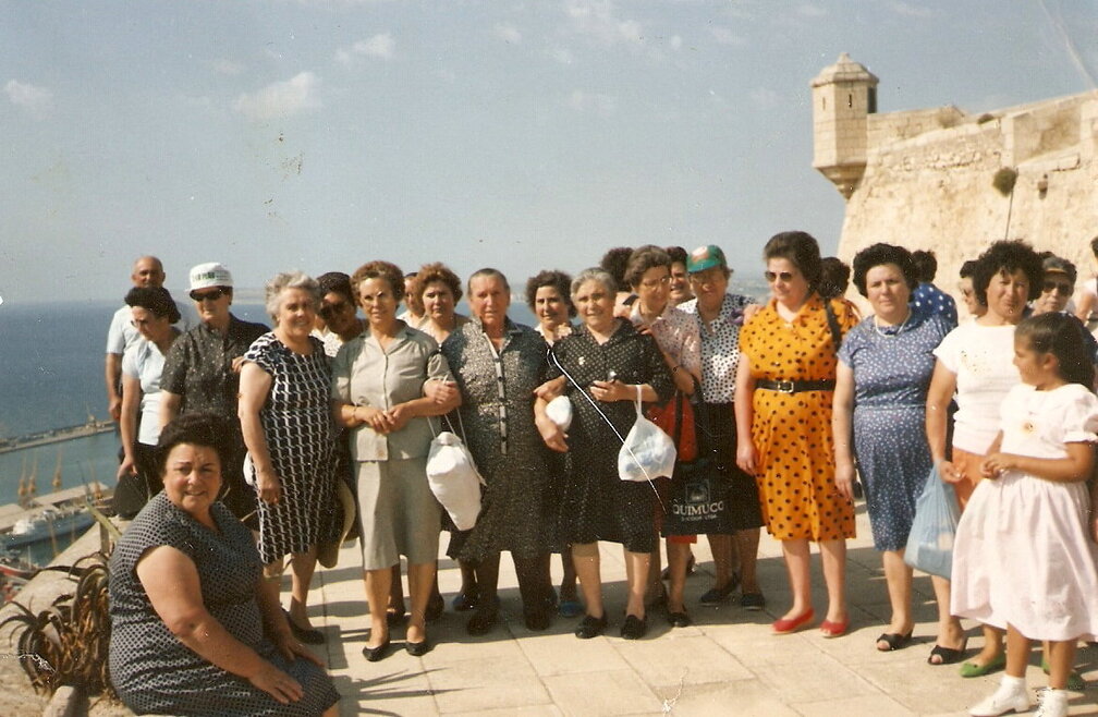 Excursión a Alicante. 31 de julio 1987