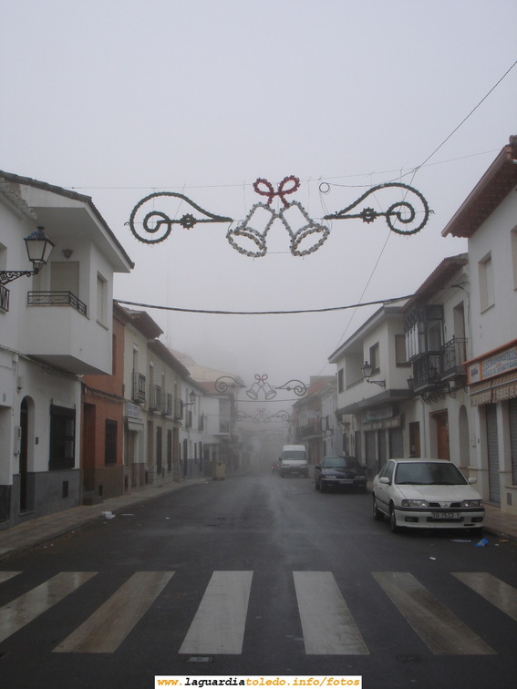 7 de Enero de 2007. Iglesia desde la Glorieta un día de niebla (La Iglesia fantasma)