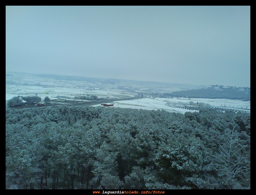 La Guardia bajo la nieve