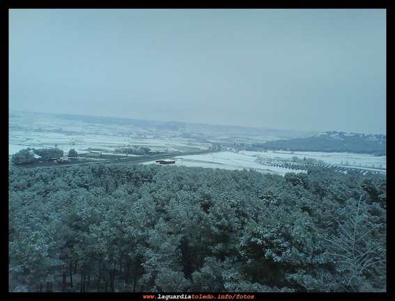 La Guardia bajo la nieve