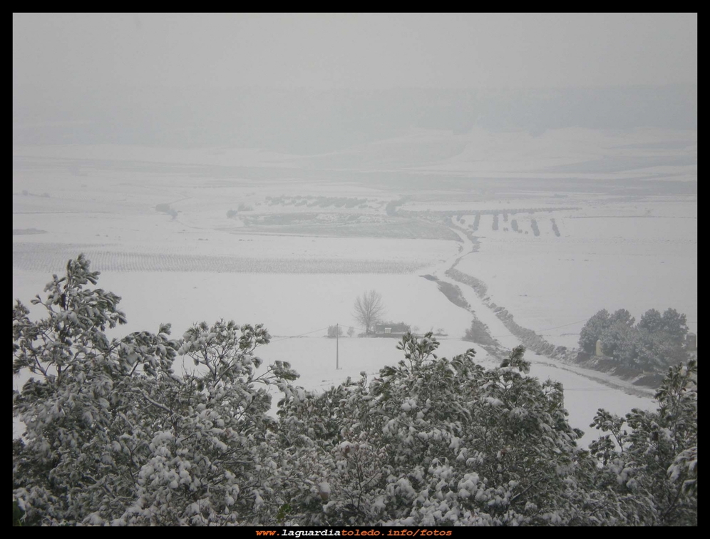La Guardia bajo la nieve