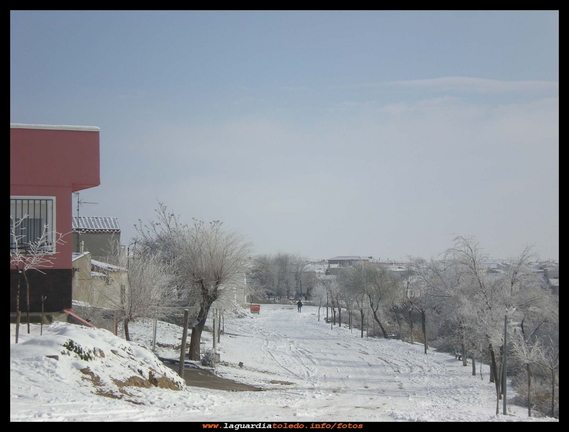 La Guardia bajo la nieve
