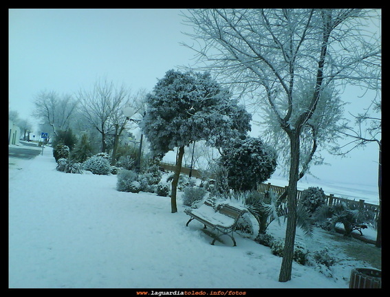 La Guardia bajo la nieve