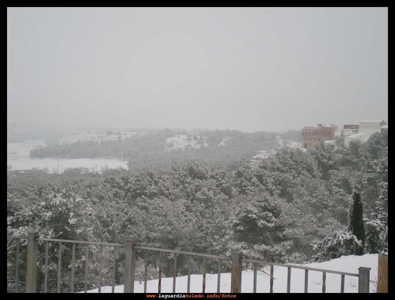 La Guardia bajo la nieve