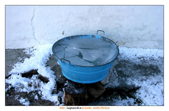 Ola de frío. 9 de Enero del 2010. Caldereta helada