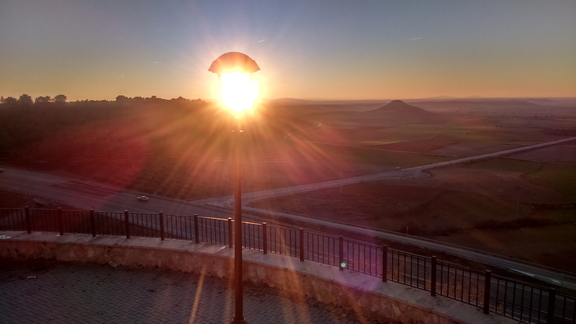 Puesta de sol en invierno