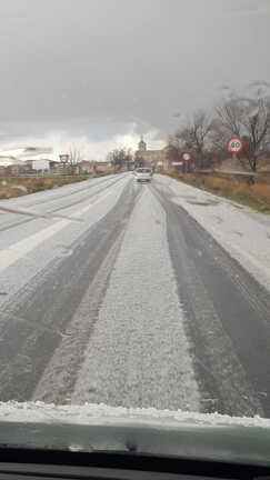 Granizada de esta mañana 13-12-18