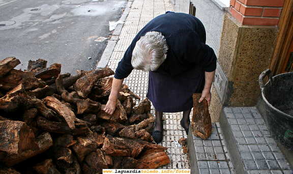21 de Octubre 2006, Provision de leña para la estufa.