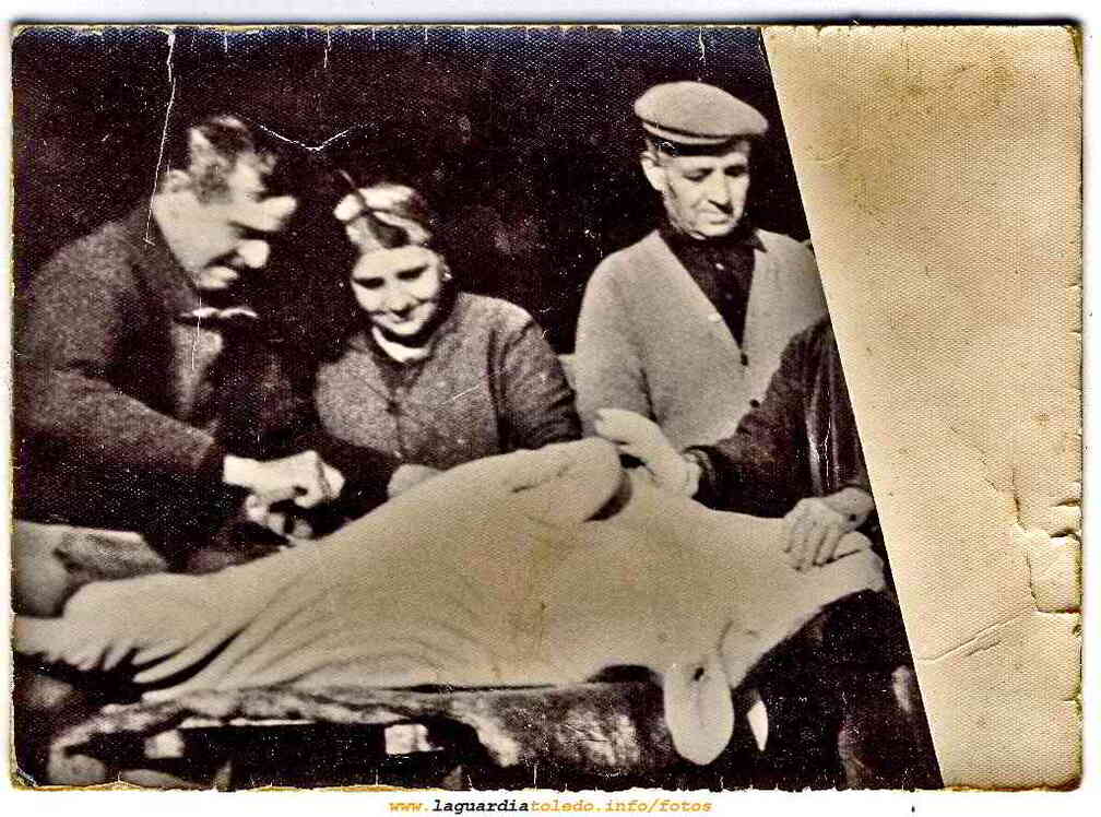 La matanza en 1945, Santos, Vicente y Maria Jesús Perea