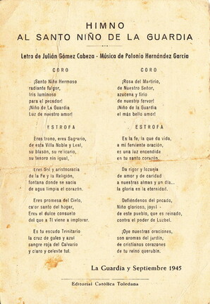 HIMNO DEL SANTO NIÑO 1945