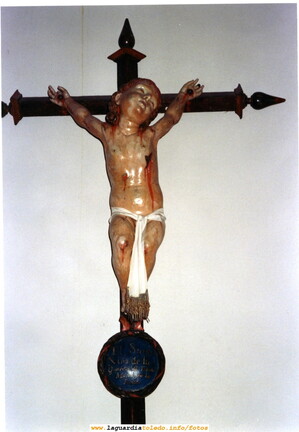 Imagen del Santo Niño de la Guardia Venerada en Oviedo, en la capilla de la Balesquida