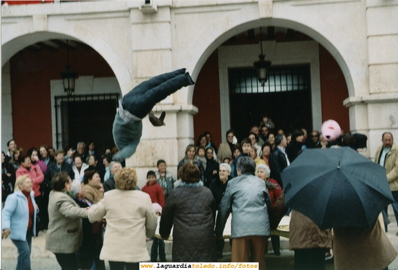 9 de Abril de 2007. Manteo y quema de judas y peleles en La Plaza