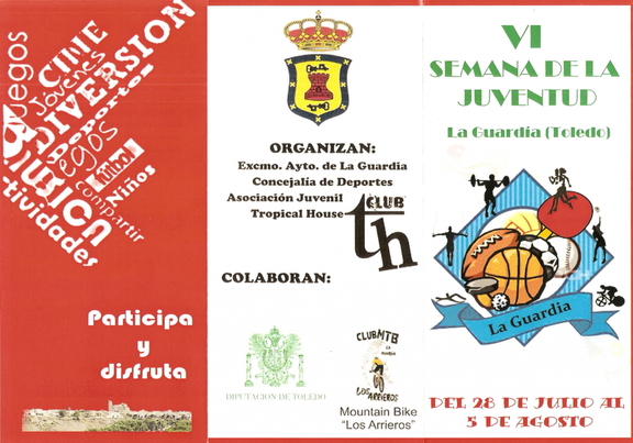 Programa de actos de la VI Semana de la Junventud.