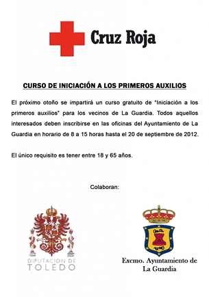 Curso de iniciación a los primeros auxilios