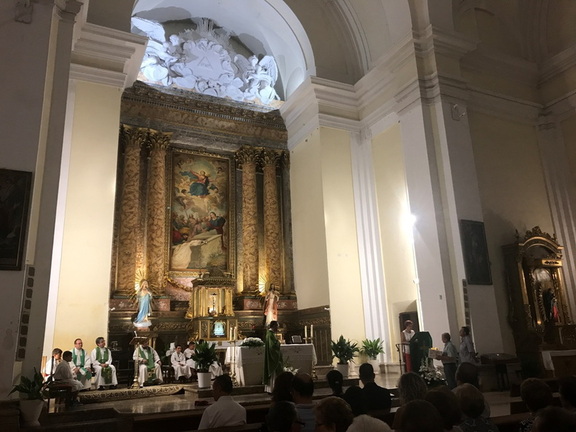 Despedida de Don David como párroco de La Guardia. 20-8-2017