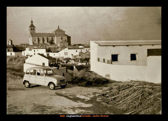 Vista de La Guardia desde la "Cañadilla" años 70