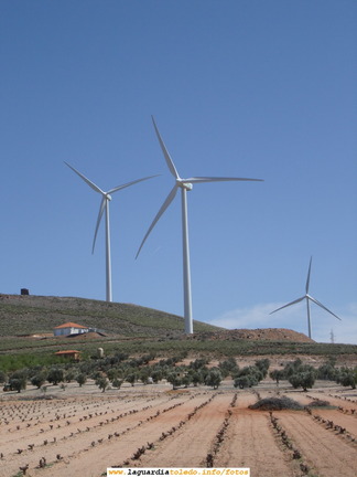 Los nuevos molinos de viento de La Mancha.
