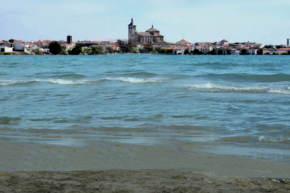 Aqui si hay playa