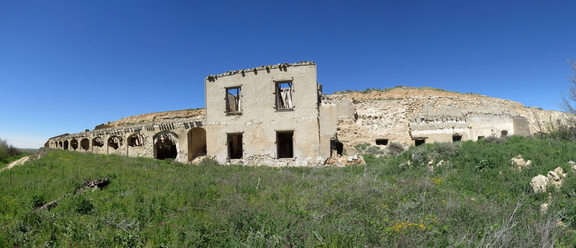 Foto panorámica de la Casa del Sastre el Domingo de Resurección de 2015