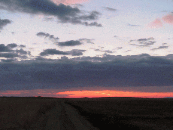 Salida del sol por Camino Carahorma. 16-10-2016