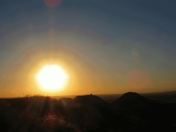 Puesta de sol desde San Antón Viejo. 23-8-2016
