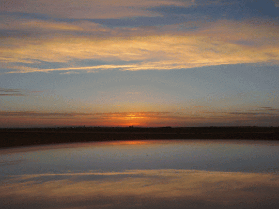 Puesta de sol desde la carretera de Villatobas 1-11-2016