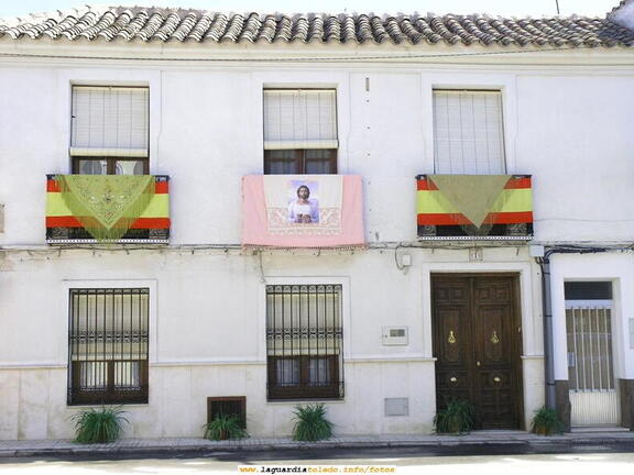 Corpus Christi 2006. Casa engalanada para la procesión del Corpus