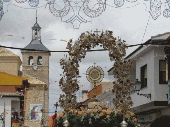 El Corpus 2016 a su paso por la calle Mayor