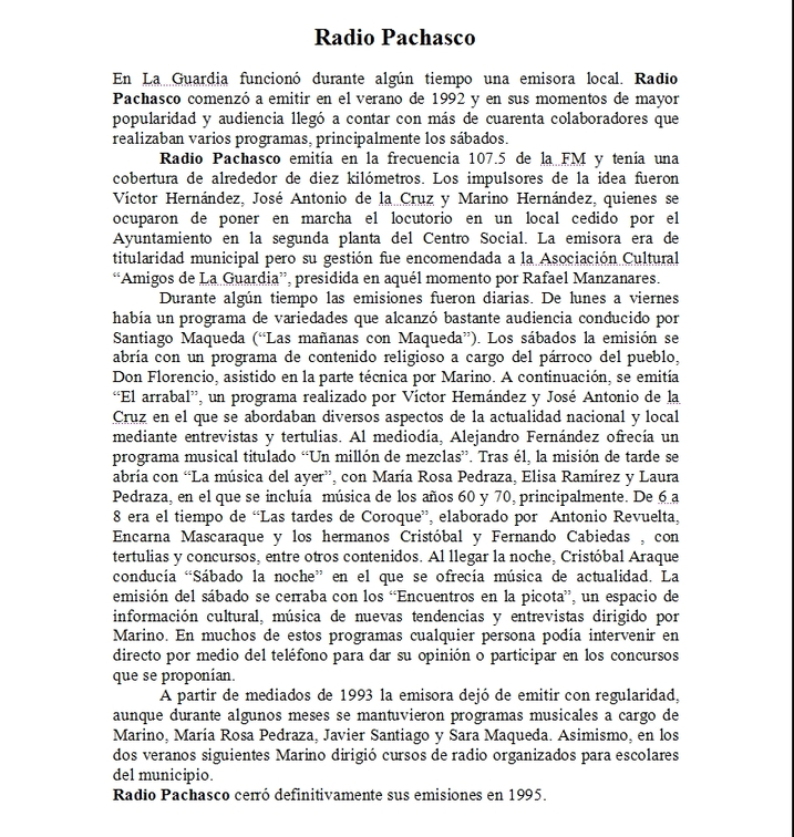 Historia de Radio Pachasco contada por Víctor Hernández, uno de sus impulsores