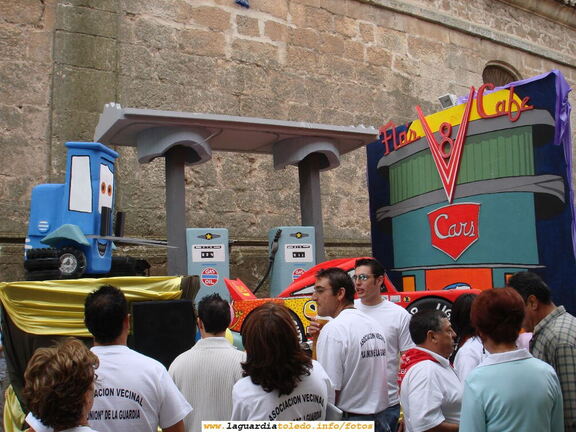 24 de Septiembre de 2006. Carroza de Cars realizada por la Asociación Vecinal "La Unión de la Guardia"