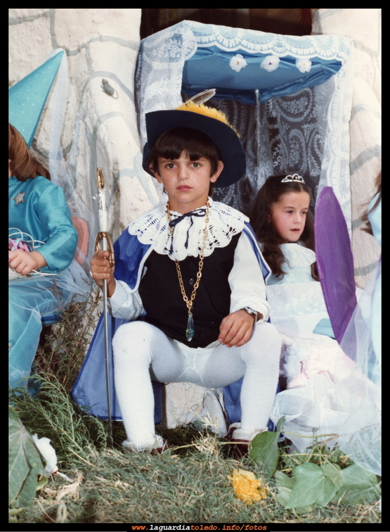 Carroza de "La bella durmiente". Fiestas 1981
