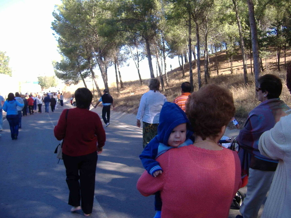 Caminando hacia la ermita