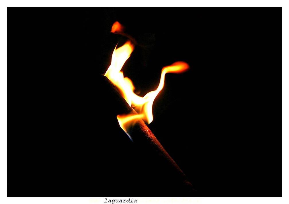 24 de Septiembre de 2007. La pólvora y sus hachones. Hachón.