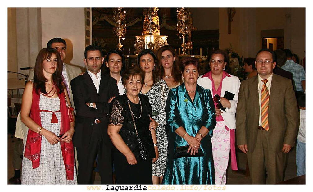 26 de septiembre 2007. Algunos componentes del coro después de cantar en misa.