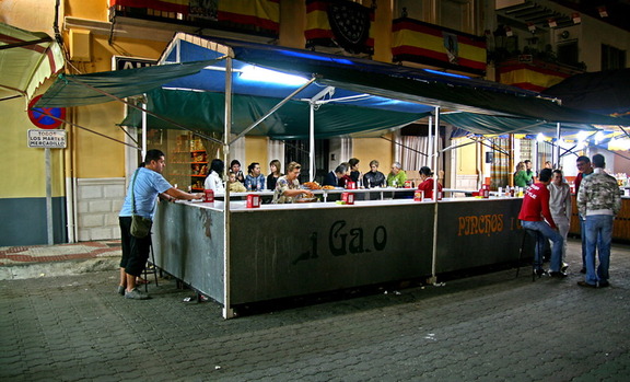 Fiestas 2007, feriantes: Los pinchos de Galo