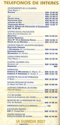 Programa de fiestas 2007