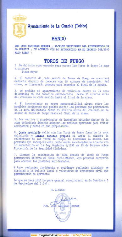 Programa de fiestas 2007