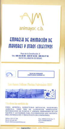Programa de fiestas 2007