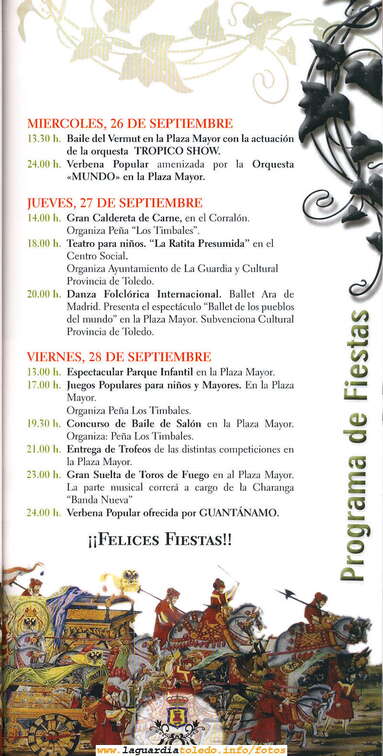 Programa de fiestas 2007