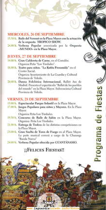 Programa de fiestas 2007