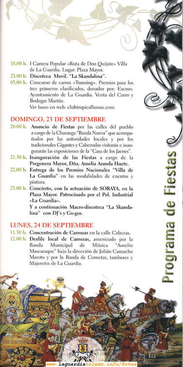 Programa de fiestas 2007