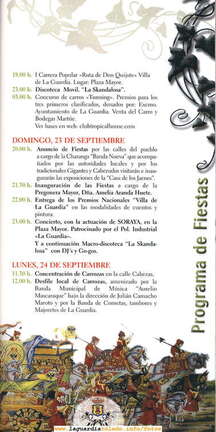 Programa de fiestas 2007