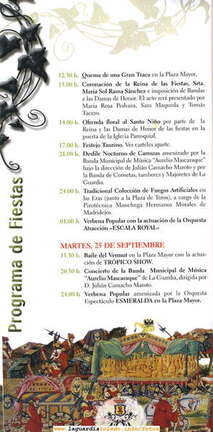 Programa de fiestas 2007
