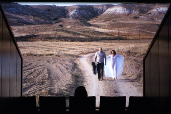 Foto tomada el 8 de Marzo de 2008 en el pase privado de la película de Miguel Oscar Menassa, grabada en La Guardia