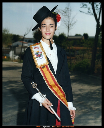 Susana Sanchez-Ruiz Segura, reina de las fiestas año 2000