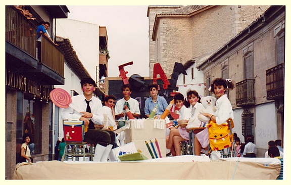 Carroza Regreso Al Cole. Fiestas 1987