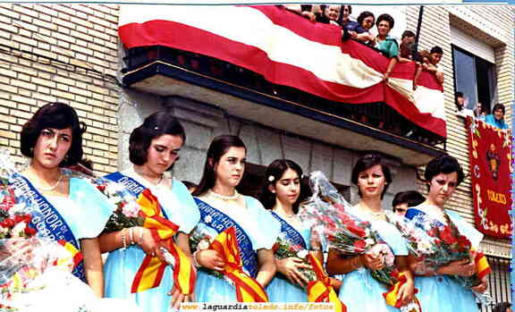Ceremonia de coronación Reina y Damas 1977