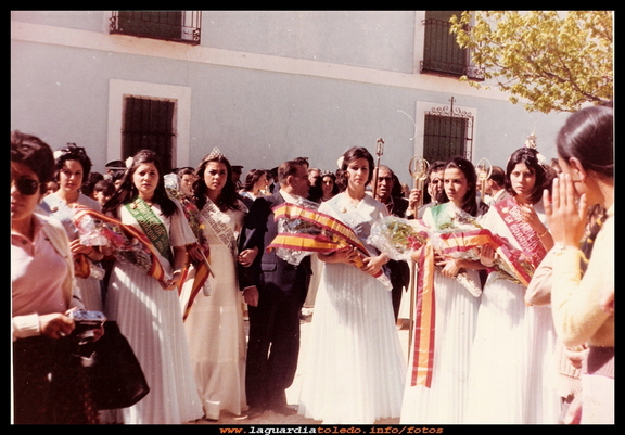 Reina damas y mantenedor de las Fiestas 1973.