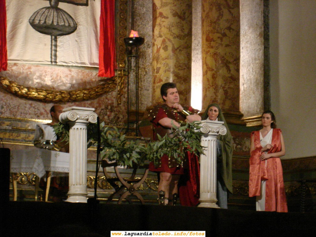 15 de Marzo de 2008. Representación de la Pasión Dramatizada por parte de actores guardiolos en la Iglesia Parroquial